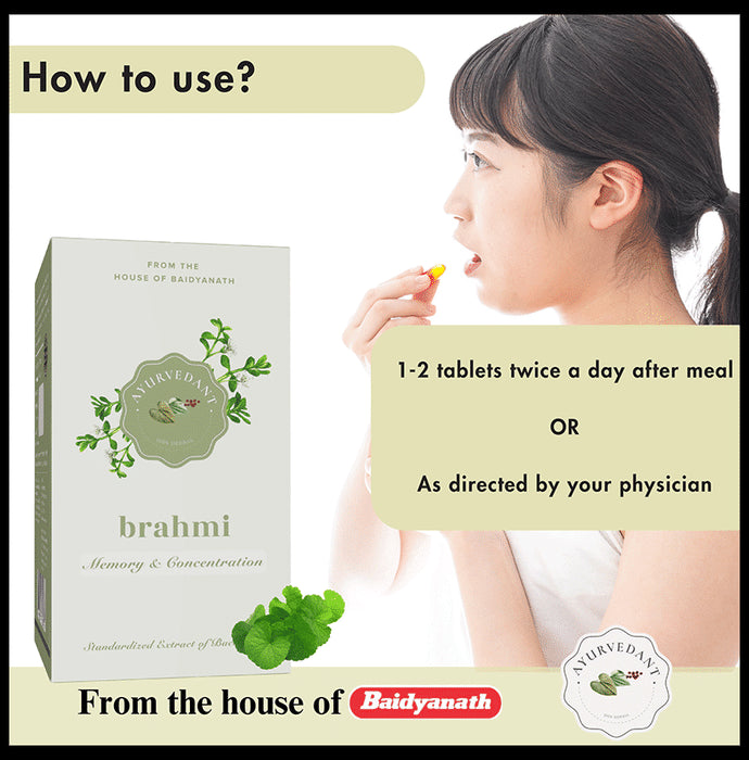 Baidyanath Ayurvedant Brahmi Tablet