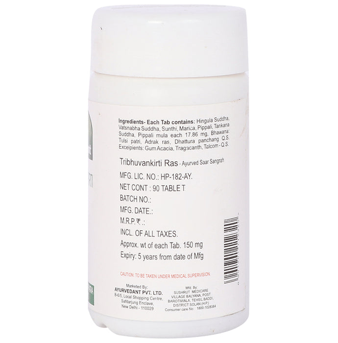 Baidyanath Ayurvedant Tribhuvankirti Ras Tablet