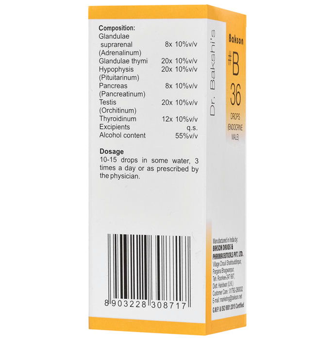Bakson B36 Endocrine Male Drop