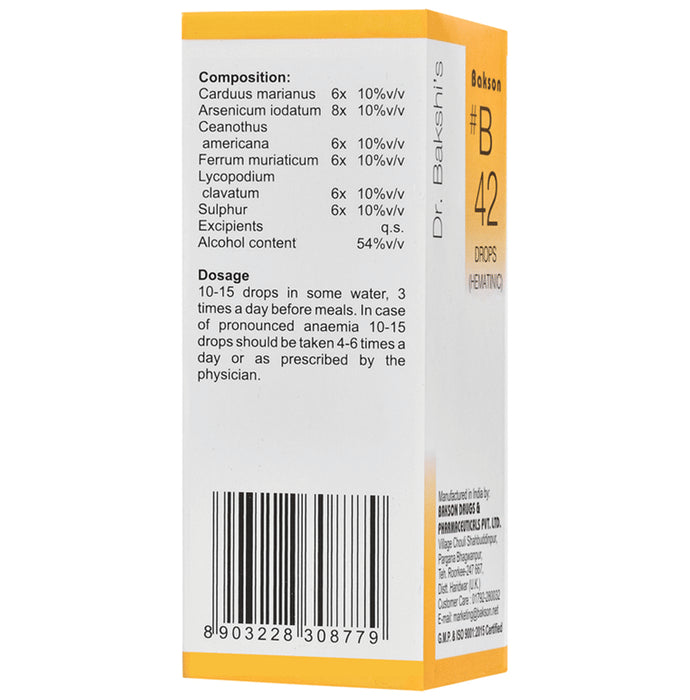 Bakson B42 Hematinic Drop