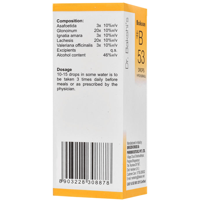 Bakson B53 Hypochondriacal Drop