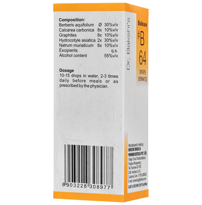 Bakson B64 Dermato Drop