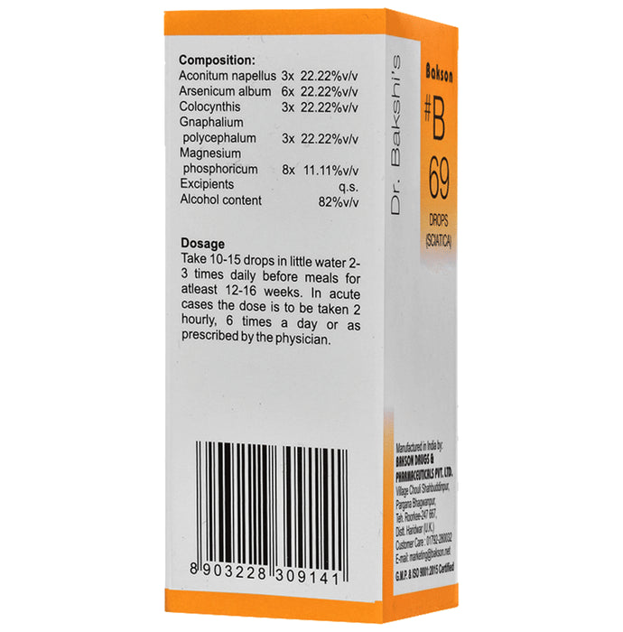 Bakson B69 Sciatica Drop