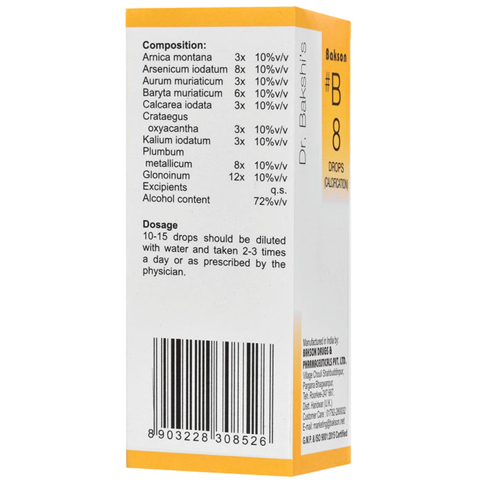 Bakson B8 Calcification Drop