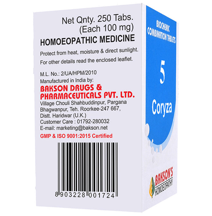 Bakson's Homeopathy Biocombination 5 Tablet