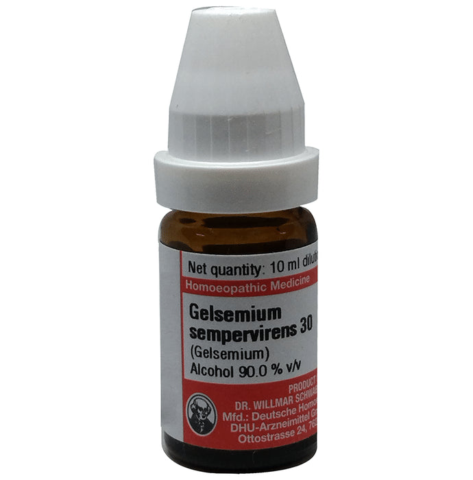 Dr Willmar Schwabe Germany Gelsemium Sempervirens Dilution 30 CH - Classic Derma