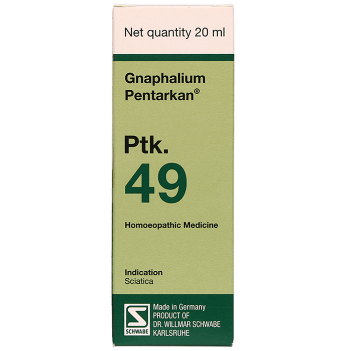 Dr Willmar Schwabe Germany Gnaphalium Pentarkan Ptk. 49 Drop - Classic Derma