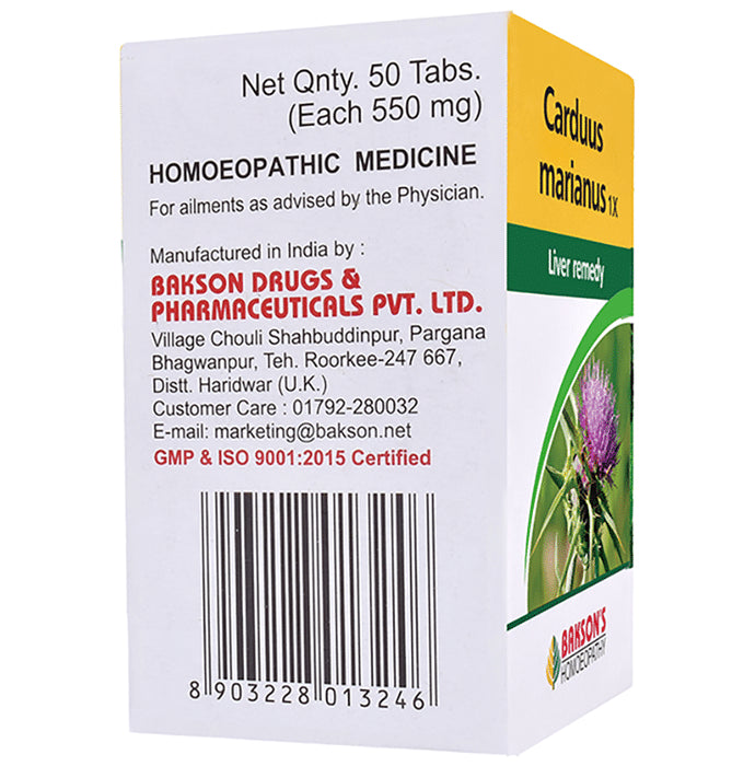 Bakson's Homeopathy Carduus Marianus 1X