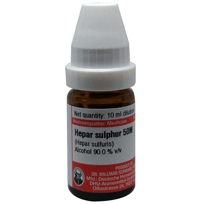 Dr Willmar Schwabe Germany Hepar Sulphur Dilution 50M - Classic Derma