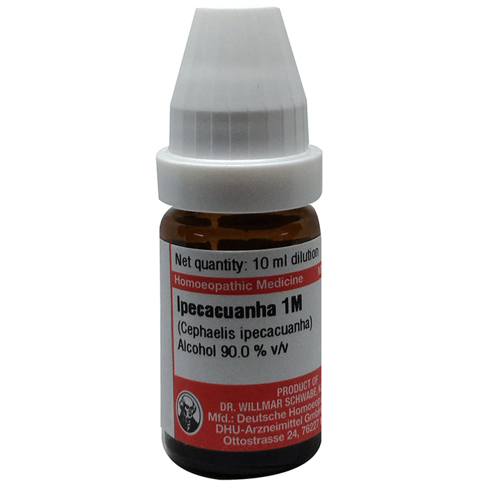 Dr Willmar Schwabe Germany Ipecacuanha (Cephaelis Ipecacuanha) Dilution 1M - Classic Derma