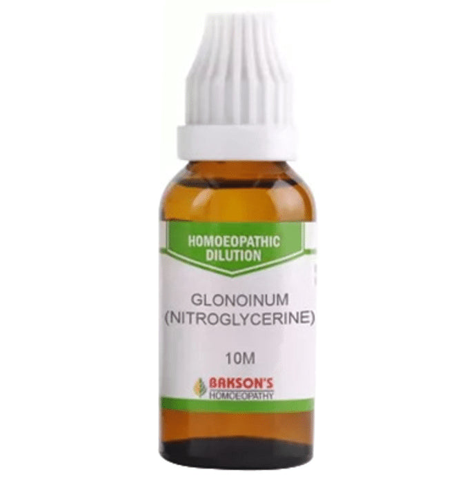 Bakson's Homeopathy Glonoinum (Nitroglycerine) Dilution 10M