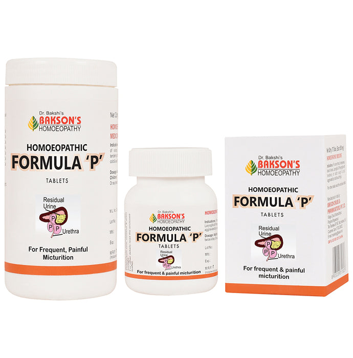 Bakson's Homeopathy Homoeopathic Formula P Tablet