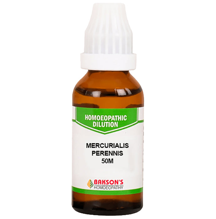 Bakson's Homeopathy Mercurialis Perennis Dilution 50M