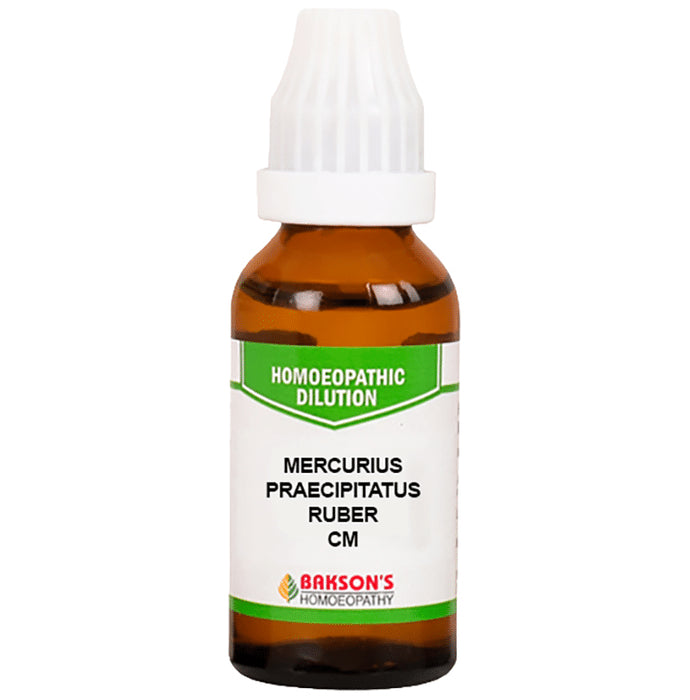 Bakson's Homeopathy Mercurius Praecipitatus Ruber Dilution CM