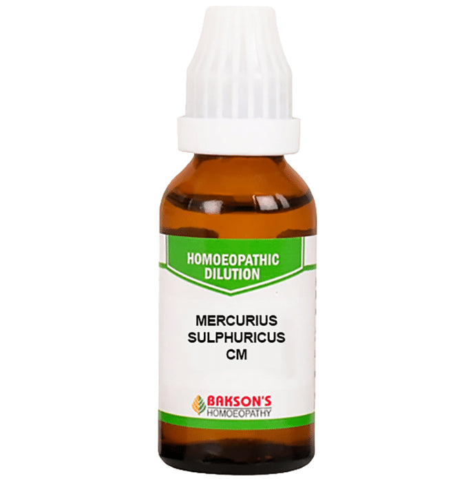 Bakson's Homeopathy Mercurius Sulphuricus Dilution CM