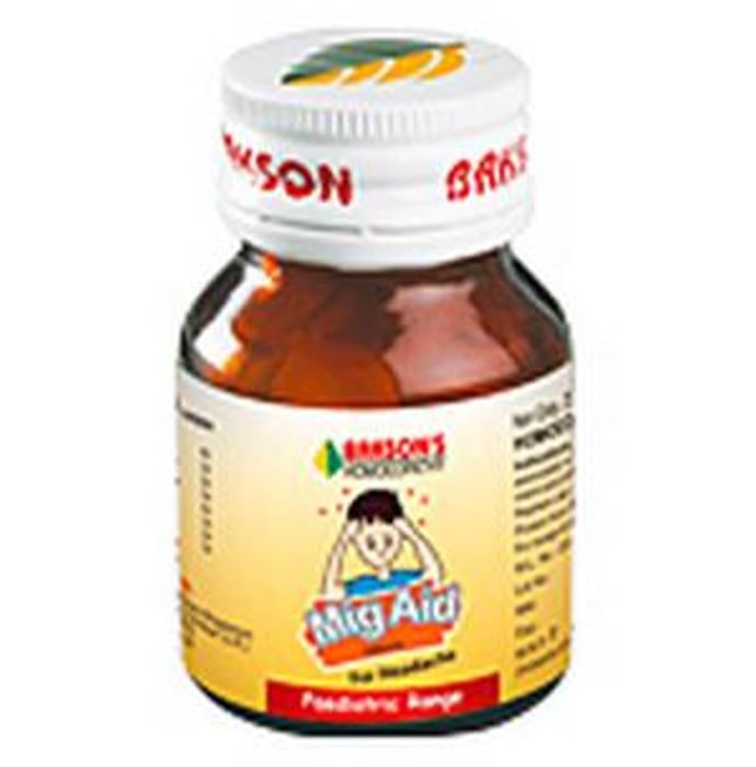 Bakson's Homeopathy Mig Aid Paediatric Tablet - Classic Derma