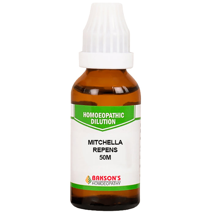 Bakson's Homeopathy Mitchella Repens Dilution 50M