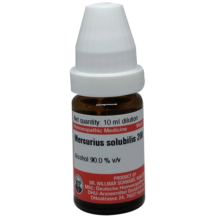 Dr Willmar Schwabe Germany Mercurius Solubilis Dilution 200 CH - Classic Derma