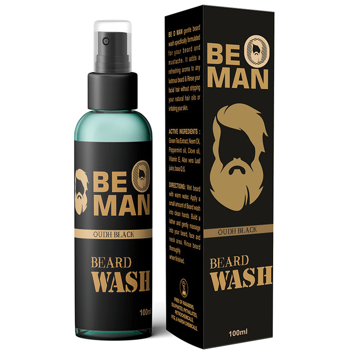 Be O Man Beard Wash Oudh Black - Classic Derma