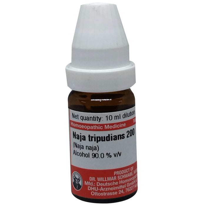 Dr Willmar Schwabe Germany Naja Tripudians Dilution 200 - Classic Derma