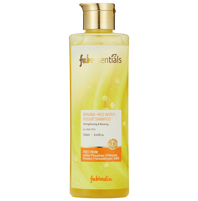 Fabessentials Banana, Rice Water and Yogurt Shampoo - Classic Derma