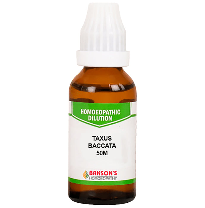 Bakson's Homeopathy Taxus Baccata Dilution 50M
