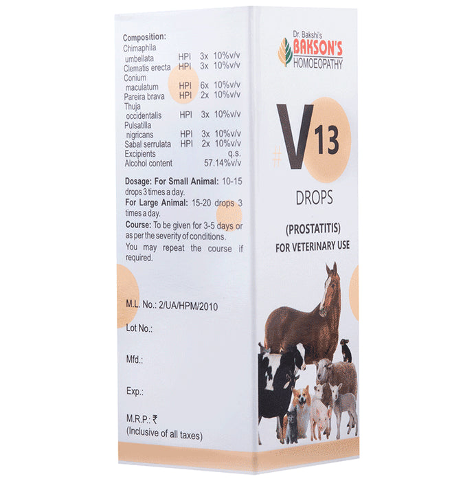 Bakson's Homeopathy V16 Vertigo Drop for Veterinary Use