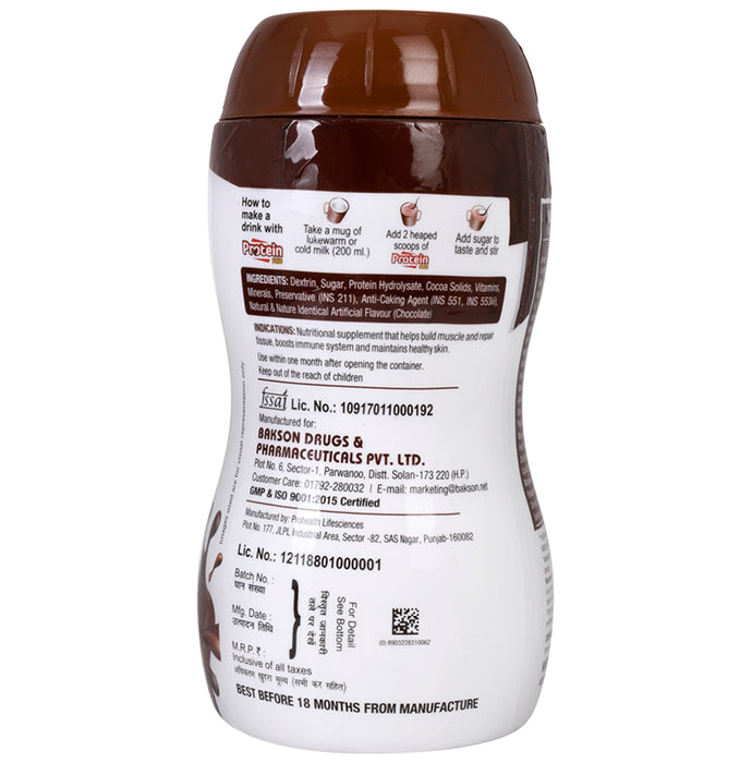 Bakson's Protein Plus with Vitamins, Minerals & DHA Chocolate