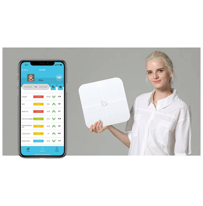 Actofit Smart Scales to Measure 14 Body Composition Vitals with AI Health Coach Body Fat Analyzer