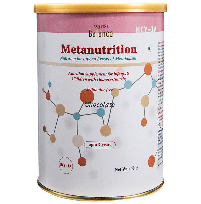 Pristine Balance Metanutrition HCY 1A (Upto 3 Years) Powder Chocolate - Classic Derma