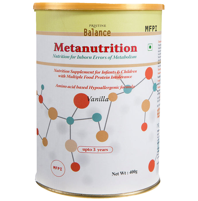 Pristine Balance Metanutrition MFPI Powder (Upto 3 Years) Vanilla - Classic Derma