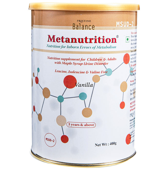 Pristine Balance Metanutrition MSUD 2 (3 Years & Above) Powder Vanilla - Classic Derma