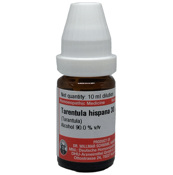 Dr Willmar Schwabe Germany Tarentula Hispana Dilution 30 - Classic Derma