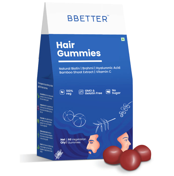 BBetter Hair Vegetarian Gummies