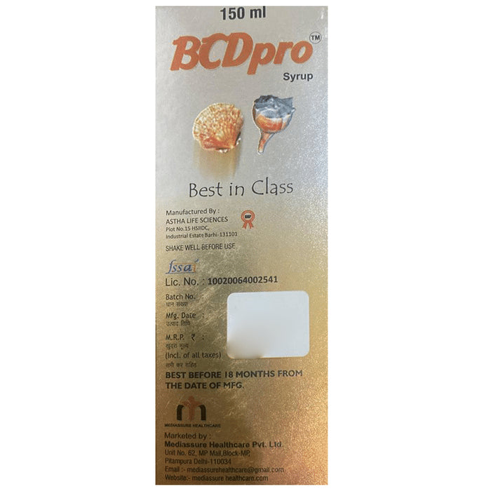 BCDpro Syrup Sugar Free