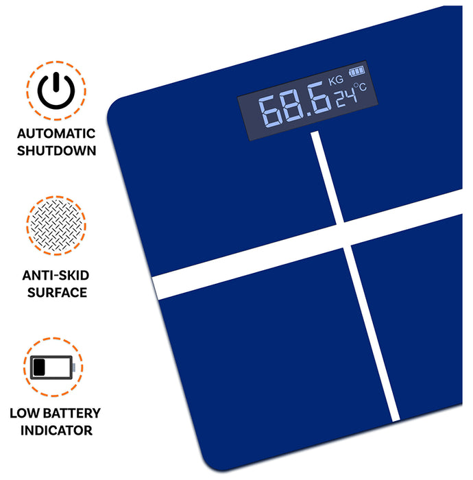 beatXP Digital Electronic Weighing Scale with Thick Tempered Glass