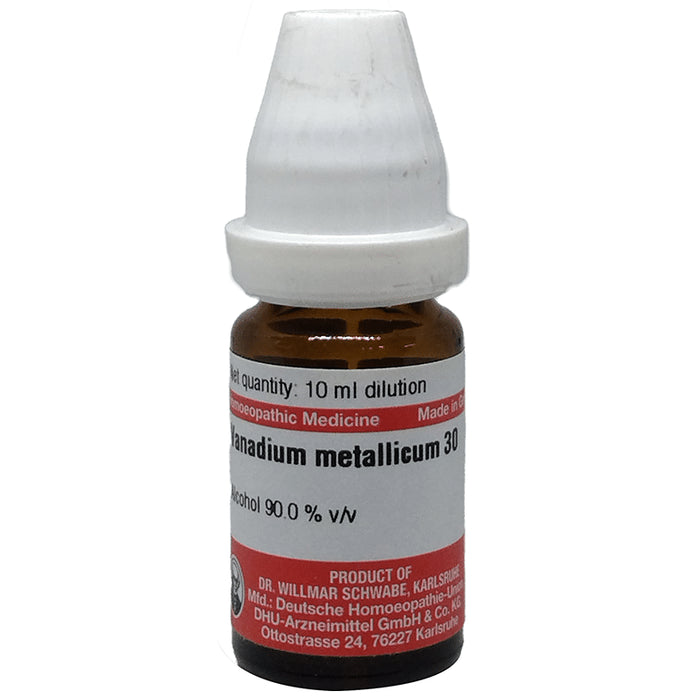 Dr Willmar Schwabe Germany Vanadium Metallicum Dilution 30 - Classic Derma