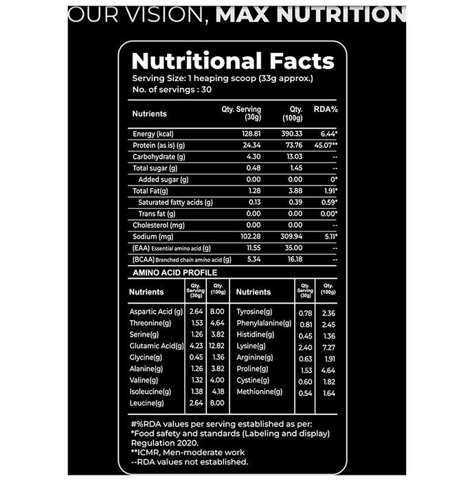 beatXP Performance Whey Protein Powder Chocolate Ganache