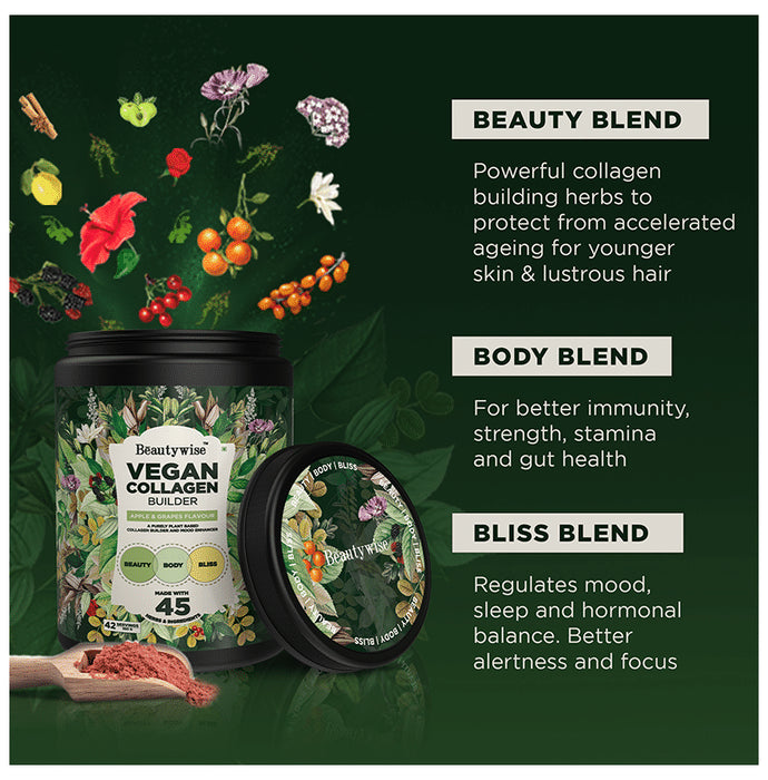 Beautywise Vegan Collagen Builder Powder Apple & Grapes