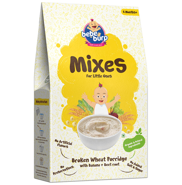 Bebe Burp Mixes Porridge 6M+ Broken Wheat