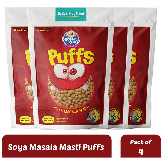 Bebe Burp Puffs (35gm Each) Soya Masala Masti