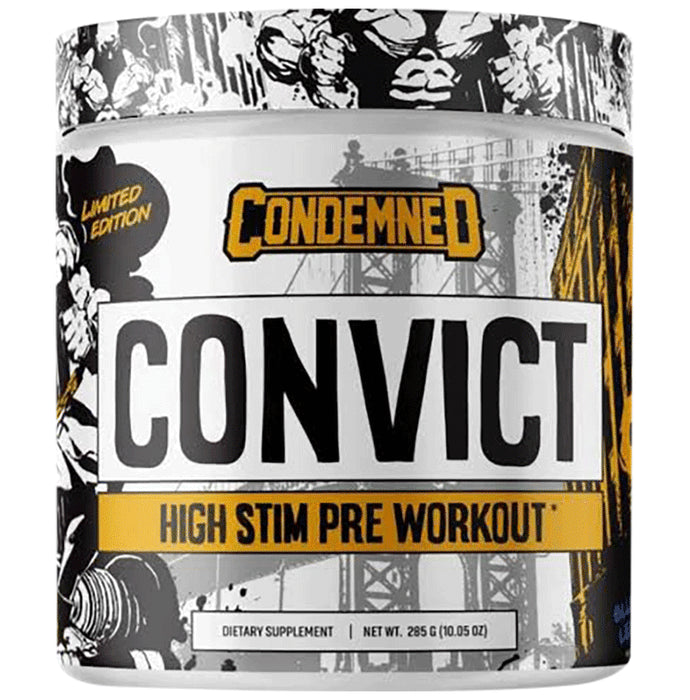 Condemned Labz Convict High Stim Pre Workout Powder Piecan Bay Bree - Classic Derma