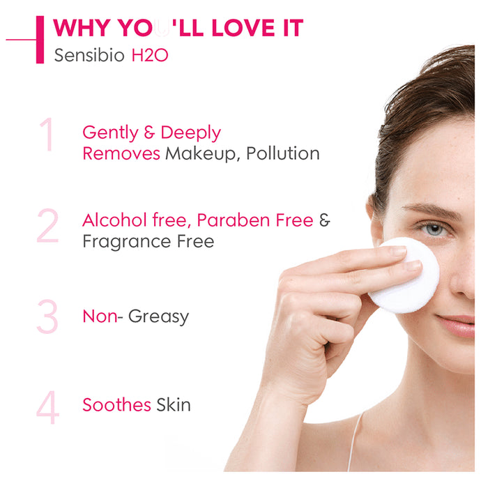 Bioderma Sensibio H2O Make-up Removing Micellar Water & Cleanser | For Sensitive Skin