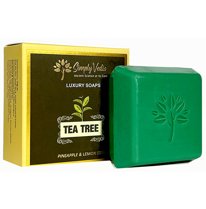 Simply Vedic Luxury Tea Tree Soap - Classic Derma