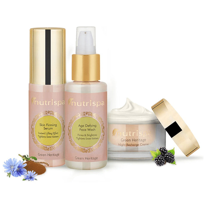 Nutrispa Green Hertiage Anti Ageing Skin Care Kit - Classic Derma