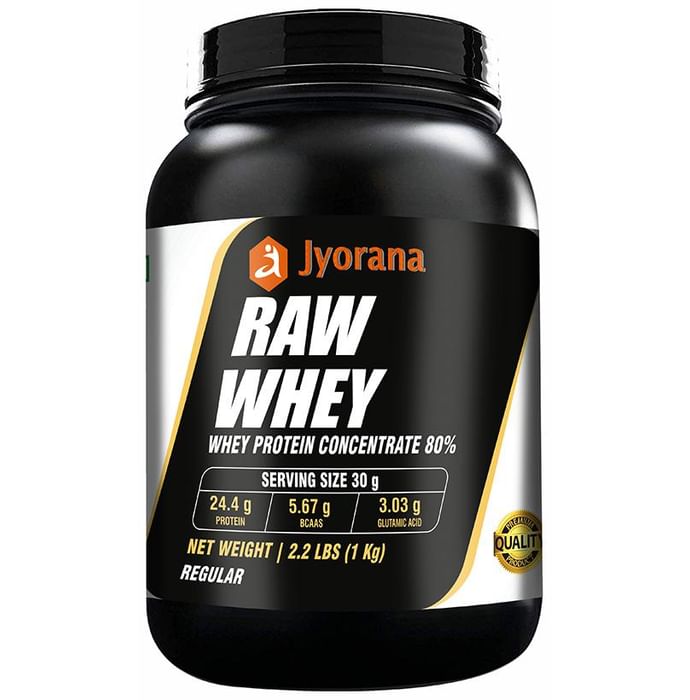 Jyorana Raw Whey Protein Concentrate 80% Powder Regular - Classic Derma