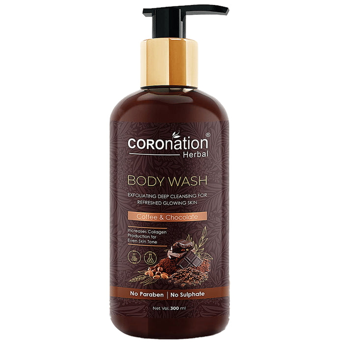 Coronation Herbal Coffee and Chocolate Body Wash (300ml Each) - Classic Derma