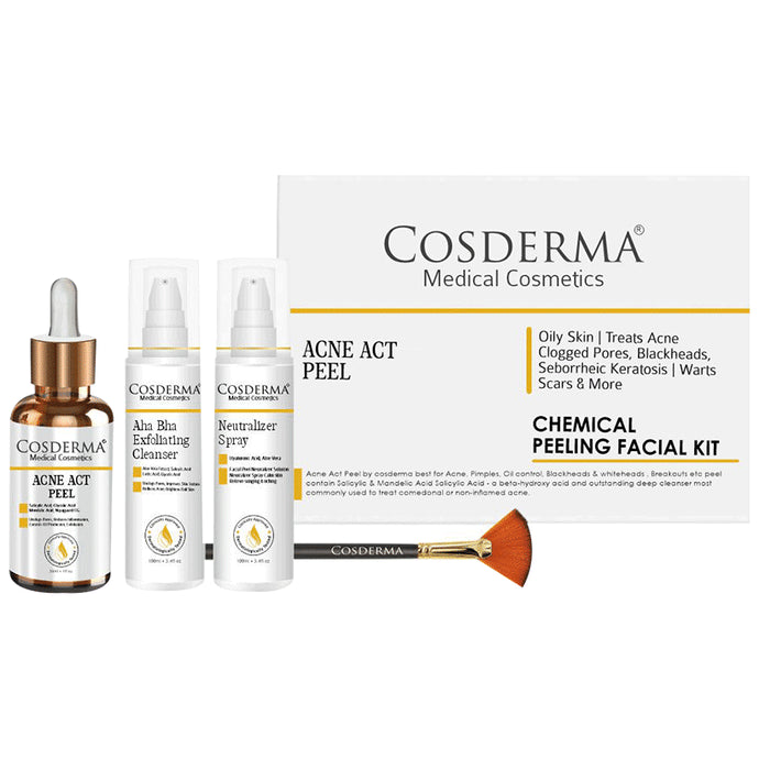 Cosderma Acne Act Peel | Chemical Peeling Facial Kit - Classic Derma
