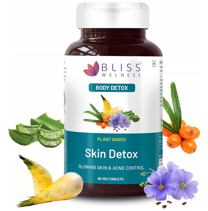 Bliss Welness Body Skin Detox Veg Tablet