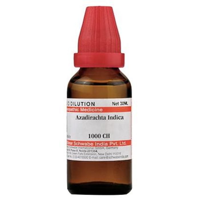 Dr Willmar Schwabe India Azadirachta Indica Dilution 1000 CH - Classic Derma